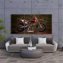 Ver imagem 2 de Kit 3 Quadro Decorativo Motocross Enduro Trilha Crf 28x20cm