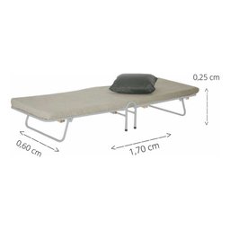 Cama Dobrável Pratica Funcional com Colchão Solteiro - 3