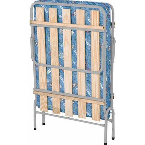 Cama Dobrável Pratica Funcional com Colchão Solteiro