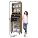 Ver imagem 4 de Paneleiro Torre Quente com Nicho para Forno Decore Henn