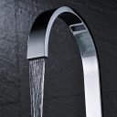 Ver imagem 2 de Torneira Misturador Lavabo Banheiro Duplo Comando Prateada