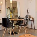 Ver imagem 5 de Mesa de Jantar Tulipa Saarinen Redonda 120 Cm Tampo Freijó Linn Design Decor Preto