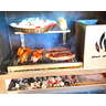 Churrasqueira HotBox Parrilla - Grelha Uruguaia - BANCADA + KIT TENDAL - 4
