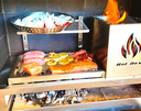 Ver imagem 3 de Churrasqueira Hotbox Parrilla - Grelha Uruguaia - Bancada + Kit Tendal