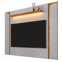 Ver imagem 2 de Painel Suspenso Tv 75 Pol 180 Cm Maresias Off White Naturalle Bechara