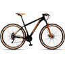 Bicicleta 29 Dropp Sx Evo 21V Câmbio Shimano Preto+Laranja - 1