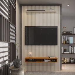 Painel Ripado para Tv até 55 Polegadas Intense com Nicho 139cm - 1