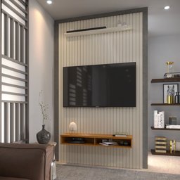 Painel Ripado para Tv até 55 Polegadas Intense com Nicho 139cm - 3