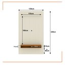 Ver imagem 3 de Painel Ripado para Tv até 55 Polegadas Intense com Nicho 139cm