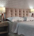 Ver imagem 1 de Cabeceira Queen Estofada Viena Linho Bege 160 X 60 Rbl