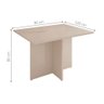 Mesa de Jantar 6 Lugares Retangular Itu Off White - 3