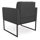 Ver imagem 5 de Kit 2 Poltronas Elisa Corino Base Metálica Industrial Preto - D'Rossi