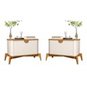 Ver imagem 1 de Conjunto de Mesa de Cabeceira Monte Nobre Off White Nature