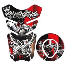 Protetor Tanque e Bocal Adesivo Moto Asa Honda até 2017 Vermelho Teu Adesivo - 1