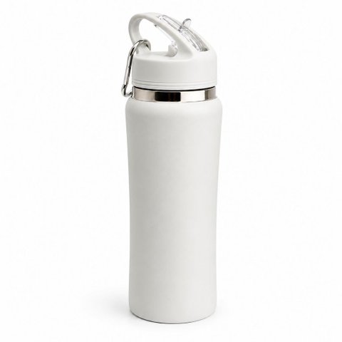 Garrafa Térmica Ms-924 700ml com Chaveiro:Branco