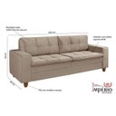 Ver imagem 3 de Sofá 4 Lugares Vinícius Império Estofados