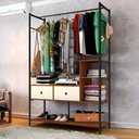 Ver imagem 1 de Closet Industrial Magali Preto Canela Off White