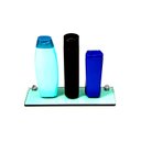 Ver imagem 2 de Porta Shampoo Reto em Vidro Verde Lapidado - Aquabox - 30cmx9cmx8mm