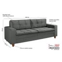 Ver imagem 3 de Sofá 4 Lugares Vinícius Império Estofados