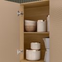 Ver imagem 7 de Armário de Cozinha Compacta Pulse 8 Portas e 1 Gaveta em Mdp Freijó/vanilla/cp-riscatto Freijó - Kit