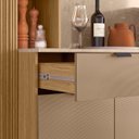 Ver imagem 4 de Armário de Cozinha Compacta Pulse 8 Portas e 1 Gaveta em Mdp Freijó/vanilla/cp-riscatto Freijó - Kit