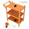 Carrinho de Apoio Multiuso Madeira com Rodizío Cloud 640 Mm - 8