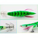 Ver imagem 3 de Kit 4 Isca Artificial Zangarilho Escuro 13cm Pesca Lula 24 Fisgas