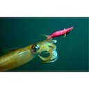 Ver imagem 2 de Kit 4 Isca Artificial Zangarilho Escuro 13cm Pesca Lula 24 Fisgas