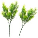 Ver imagem 5 de Kit 10 Algas Marinhas Artificiais Verde Planta Oceano 30cm