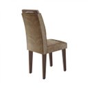 Ver imagem 5 de Conjunto Sala de Jantar Mesa Tampo Mdf 6 Cadeiras Clarice Espresso Móveis