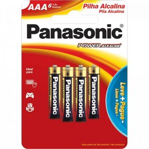 Pilha Alcalina Aaa com 6 Lr03xab/6b192