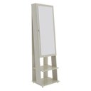 Ver imagem 6 de Penteadeira Espelho de Chão com 1 Porta e Porta-Joias 49cm Multimóveis CR35551 Off White