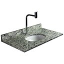 Ver imagem 1 de Cuba para Cozinha de Embutir Granito e Louça Simples 60x45cm Generali Branco