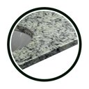 Ver imagem 4 de Lavatório de Granito 60 cm com a Cuba de Louça Oval Granitos Generali