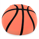 Ver imagem 1 de Puff Bola de Basquete - Pufe Redondo Sensorial com Enchimento em Pérolas de Eps