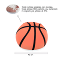 Ver imagem 2 de Puff Bola de Basquete - Pufe Redondo Sensorial com Enchimento em Pérolas de Eps