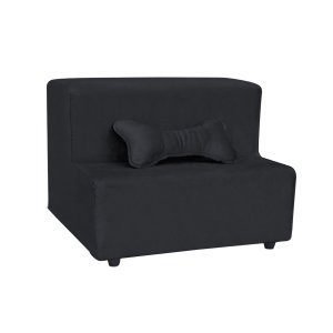 Escada Pet 2 Degraus para Cachorros Almofadada em Veludo Várias Cores Rampa Brinde Pet Luxo Conforto