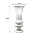 Ver imagem 3 de Vaso Decorativo Poliresina Arranjos Flores Buquê Objeto Decoração Eventos Festa Design Clássico 52cm