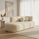 Ver imagem 5 de Sofá Orgânico Versátil Abby 180 Cm - Zahav Estofados:off White/liso