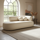 Ver imagem 4 de Sofá Orgânico Versátil Abby 180 Cm - Zahav Estofados:off White/liso