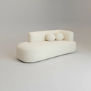 Ver imagem 1 de Sofá Orgânico Versátil Abby 180 Cm - Zahav Estofados:off White/liso