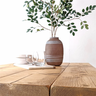 Conjunto de Mesa e Bancos Rústicos | Estrutura Hairpin - 120cm - 4