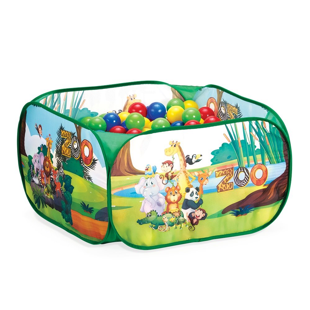 Piscina Infantil Com 100 Bolinhas Zoo