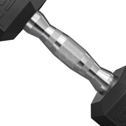 Halter Peso 2,5kg Sextavado Dumpbell Emborrachado Cromado Academia Musculaçao Treino Fortalecimento  - 4