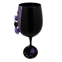 Taça Preta Pomba Gira Maria Mulambo Rosas - 3