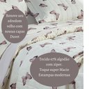Ver imagem 4 de Capa Edredom Queen Algodão 150 Fios Duvet Essencialle:Borboleta