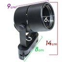 Ver imagem 3 de Spot Trilho Eletrificado Eletrocalha Mr16 Dicroica Gu10 Preto Bivolt