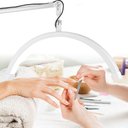 Ver imagem 3 de Luminaria Estetica Suporte Mesa Celular Meia Lua 3 Tons Ajustavel Maquiagem Manicure Tatuagem