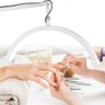 Luminaria Estetica Suporte Mesa Celular Meia Lua 3 Tons Ajustavel Maquiagem Manicure Tatuagem - 3