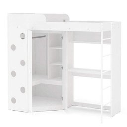 Cama Infantil Multifuncional 2 Portas 2 Prateleira Cube  - 3